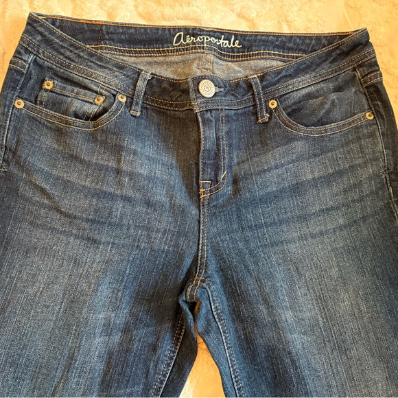 Aeropostale Dark Blue Chelsea bootcut size 8 like new - Picture 3 of 5